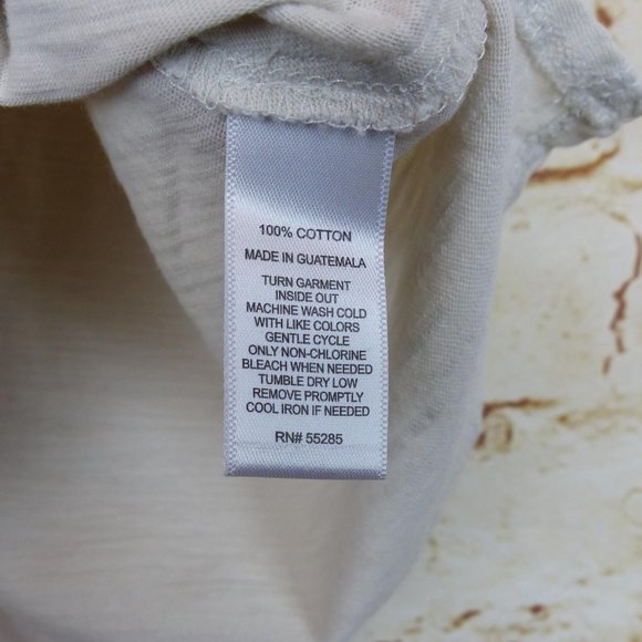 Express One Eleven Graphic Tank Womens S Ivory Cream Always Chillin Beach Summer - Picture 8 of 10